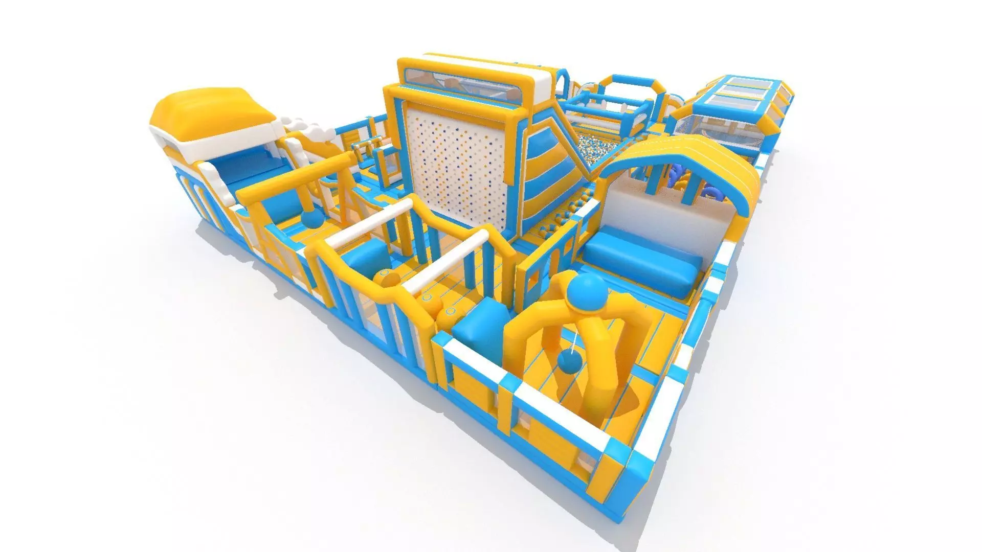 bouncy castle 3D model_7