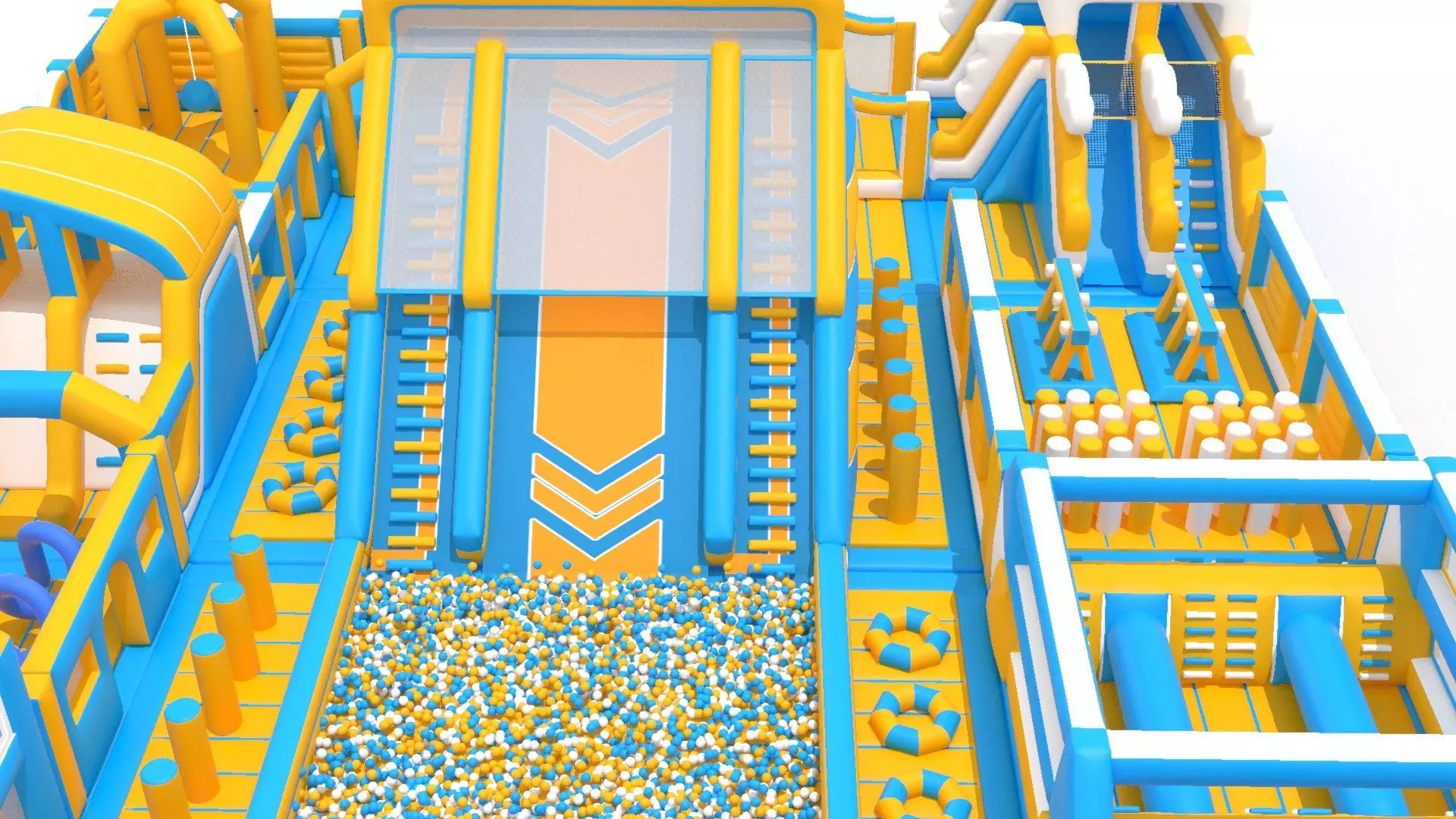 bouncy castle 3D model_8