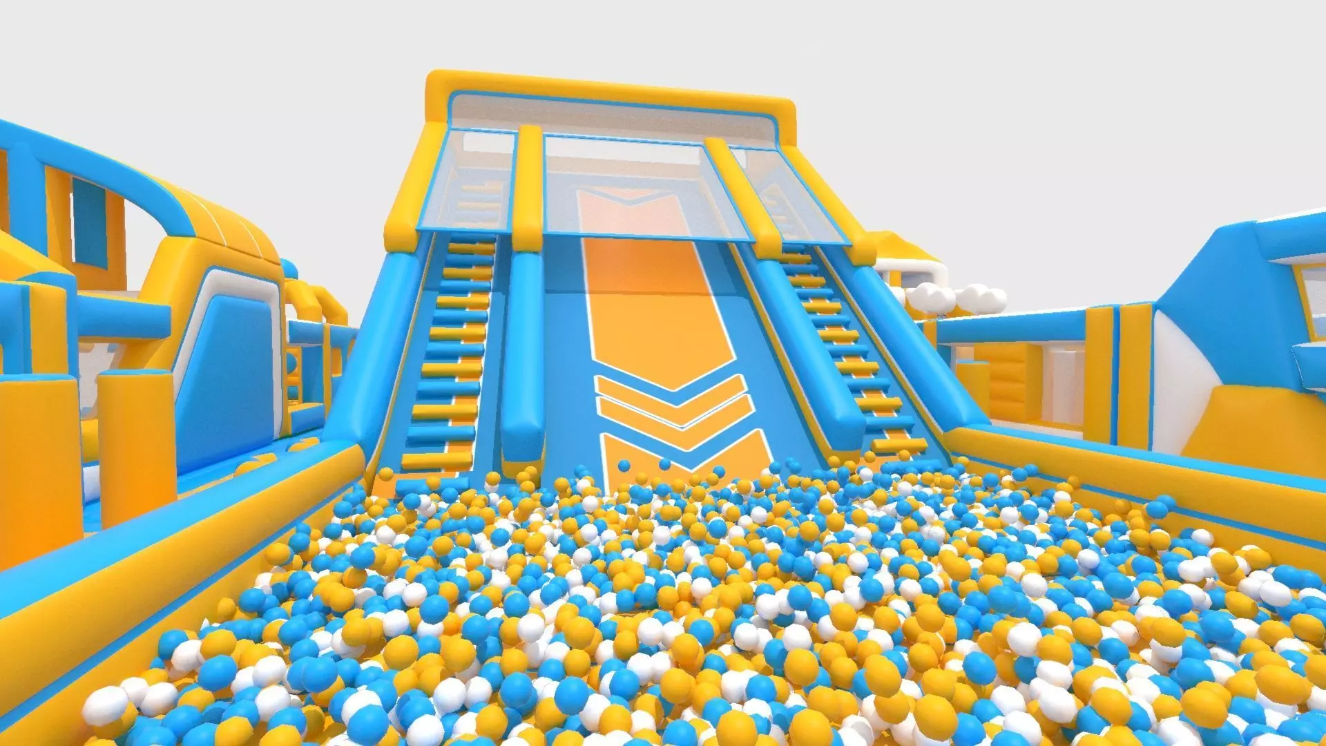 bouncy castle 3D model_4