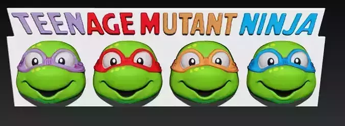 Ninja Turtles Key Game for Childrens