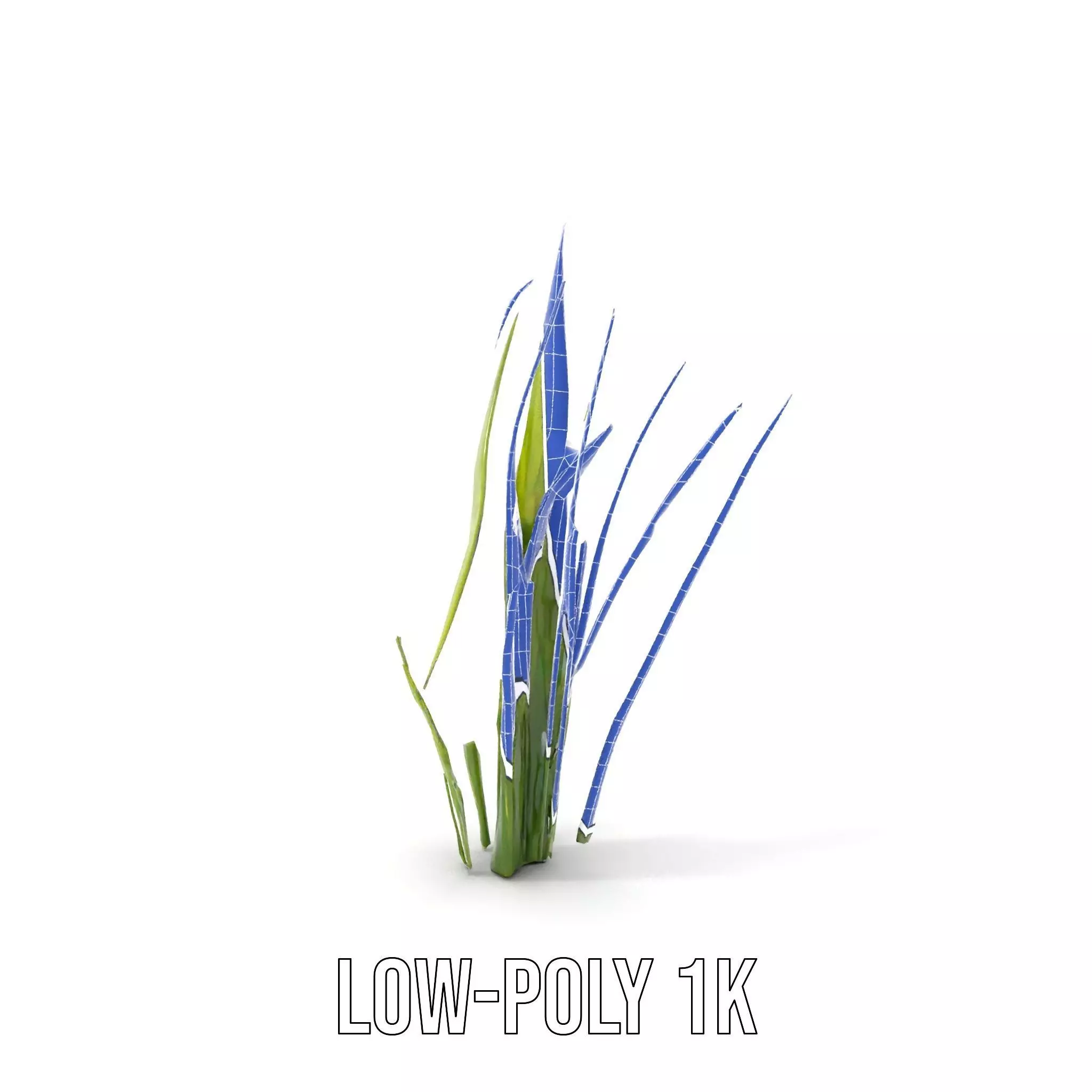 Tall Grass Foliage model pack Low-poly 3D model_19