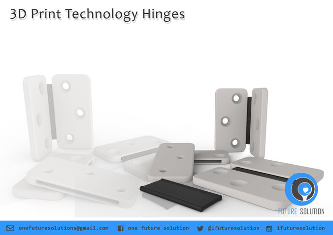 3D Print Technology Hinges Free 3D print model