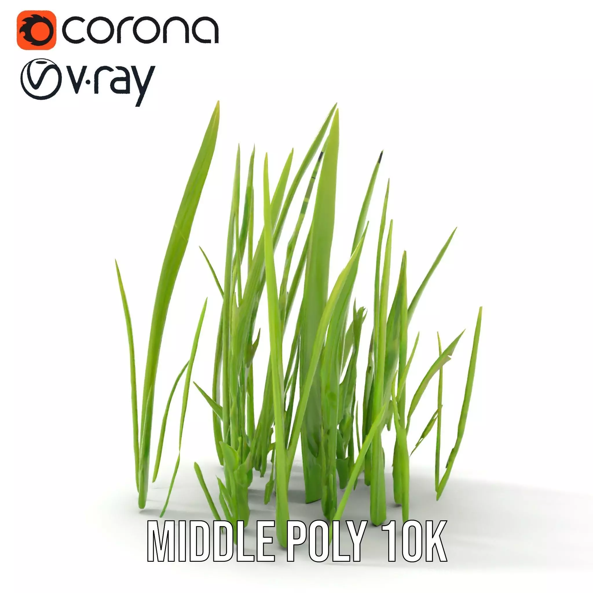 Lush Grass Blades model pack Low-poly 3D model_23