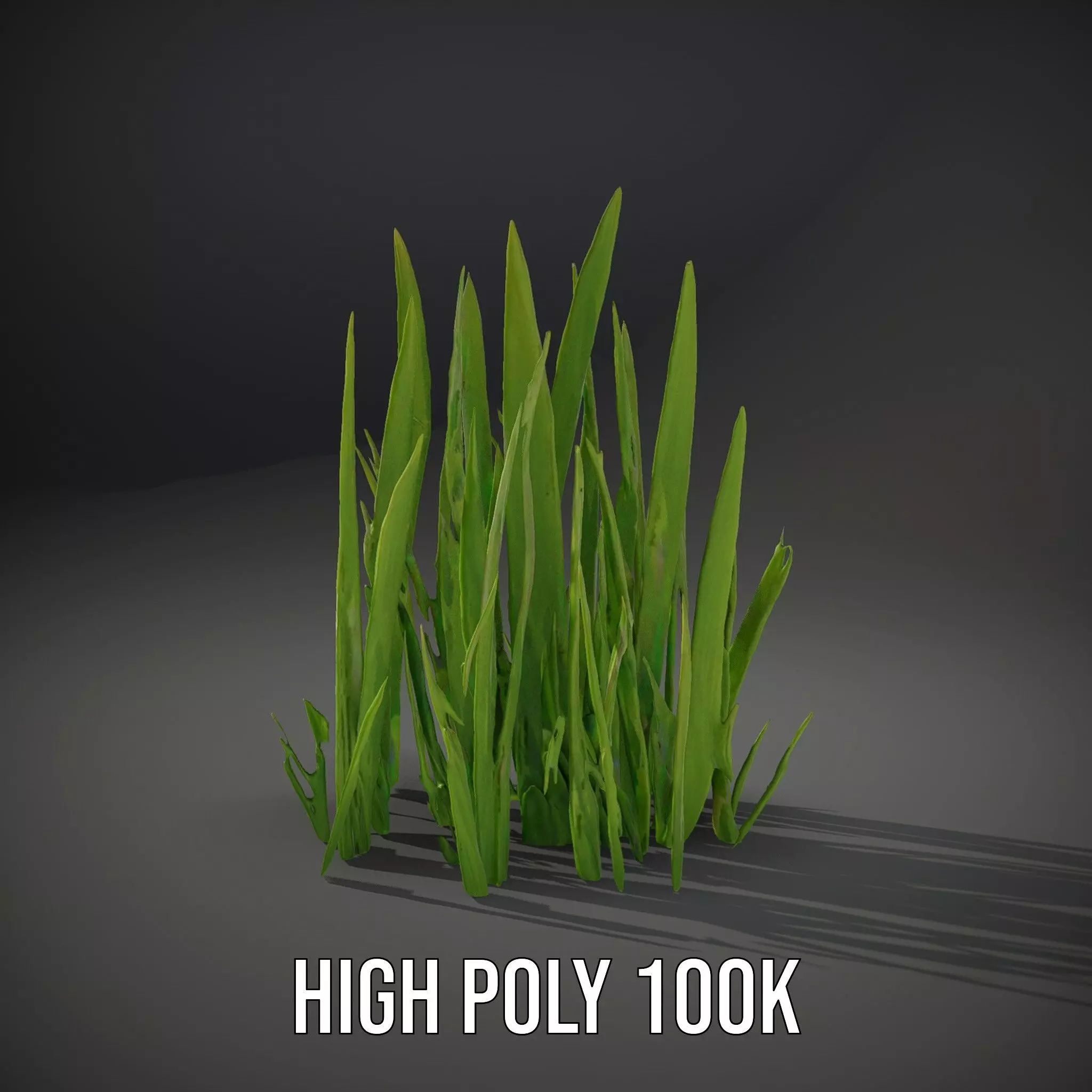 Lush Grass Blades model pack Low-poly 3D model_31