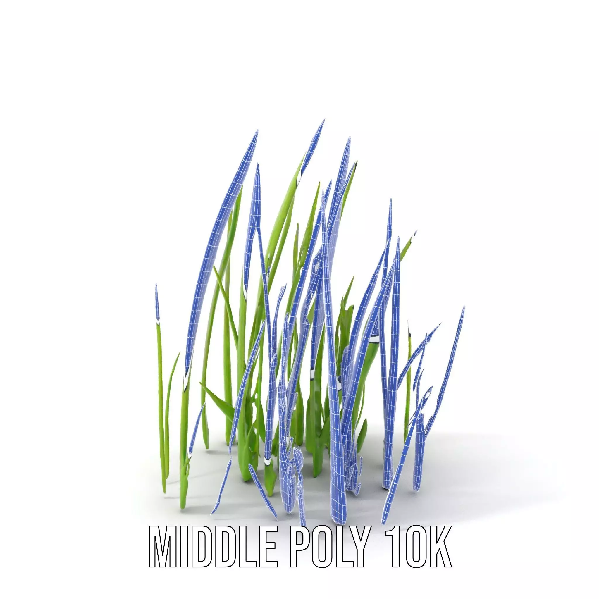 Lush Grass Blades model pack Low-poly 3D model_20