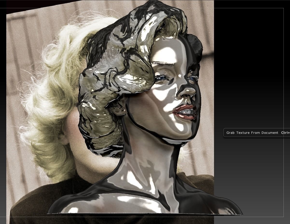 Marilyn Monroe Photorealistic 3D Model 3D print model_9