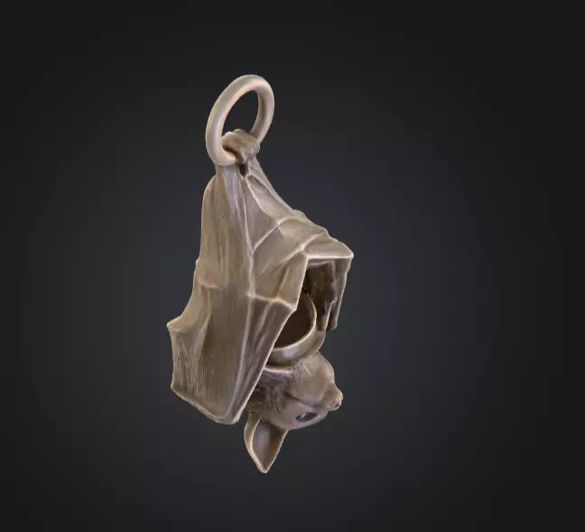 Candle Holder Low-poly 3D model_12