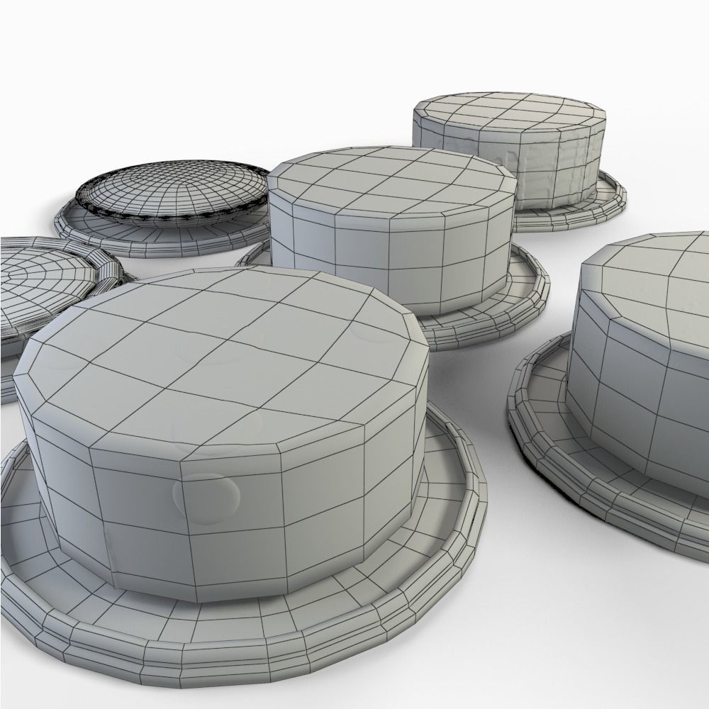 Packaged dessert cakes 3D model_3