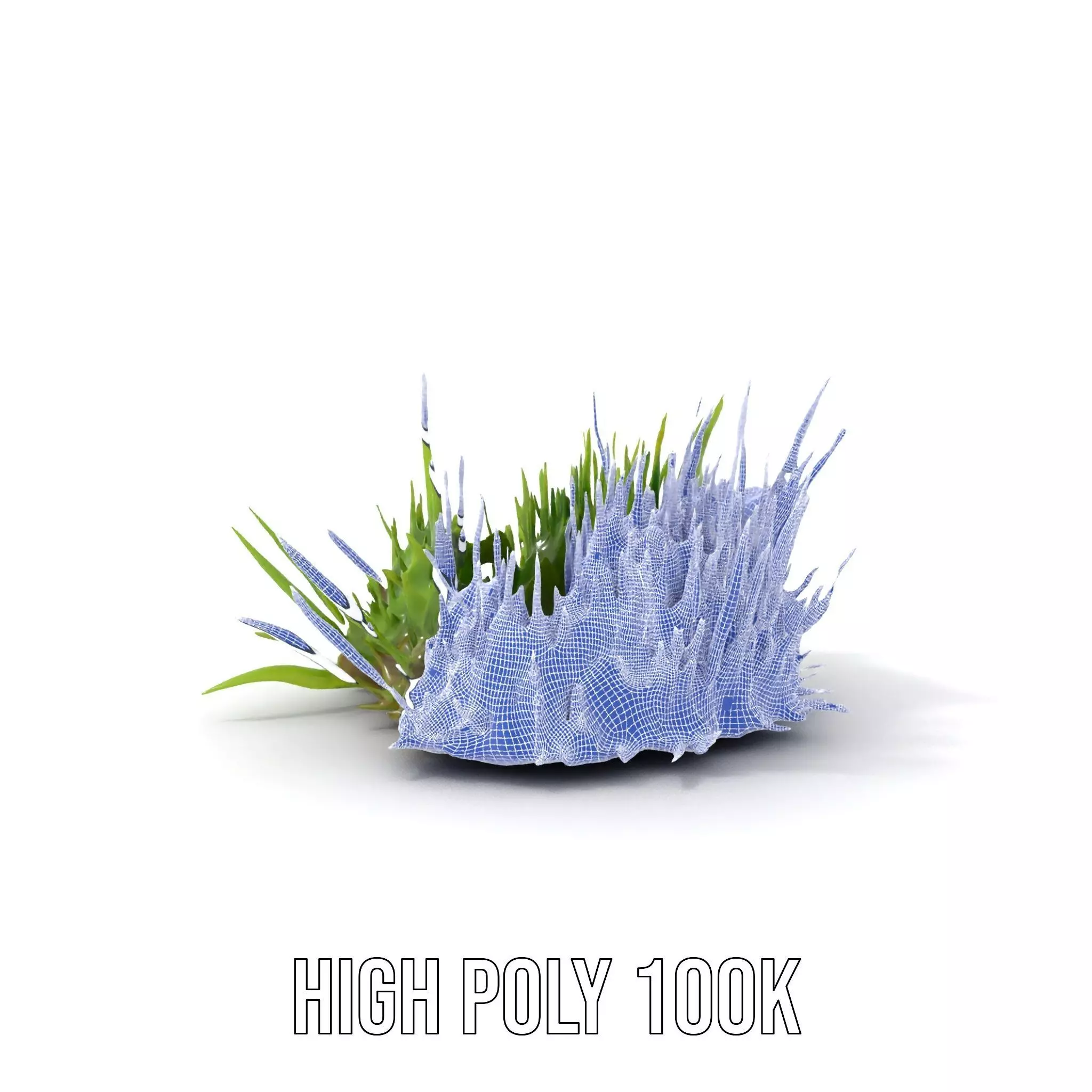 Lush Grass Foliage model pack Low-poly 3D model_4