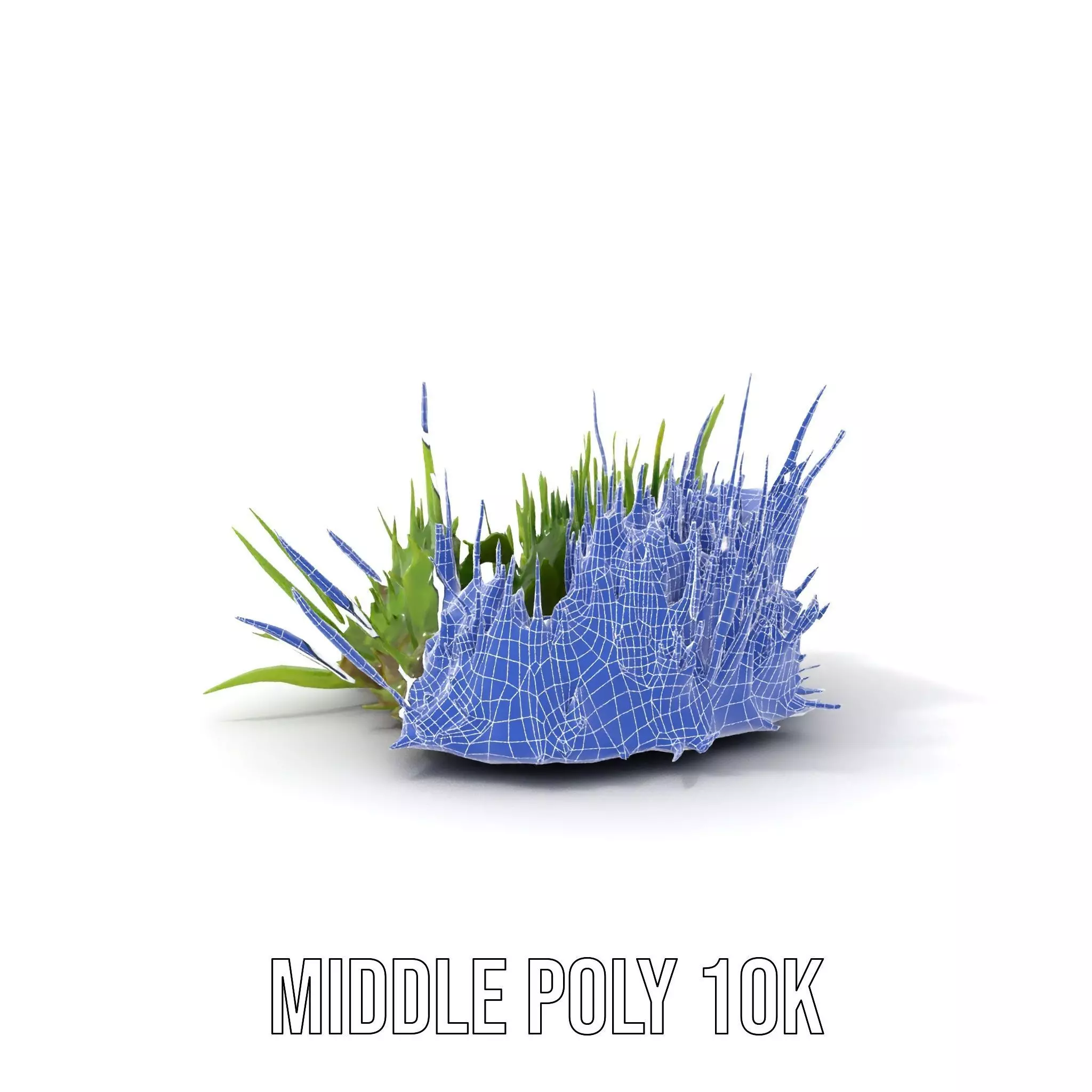 Lush Grass Foliage model pack Low-poly 3D model_15