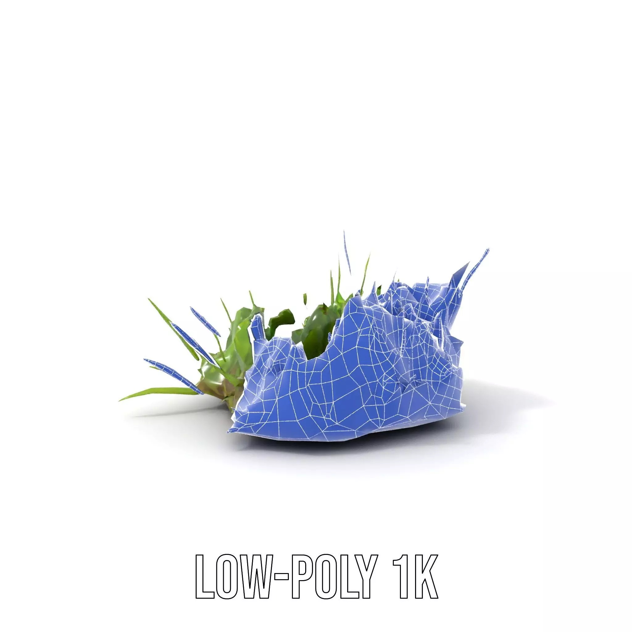 Lush Grass Foliage model pack Low-poly 3D model_7