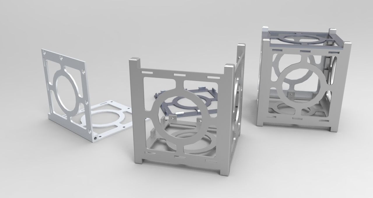 Cube Cube metal frame with two parts Free 3D print model_3