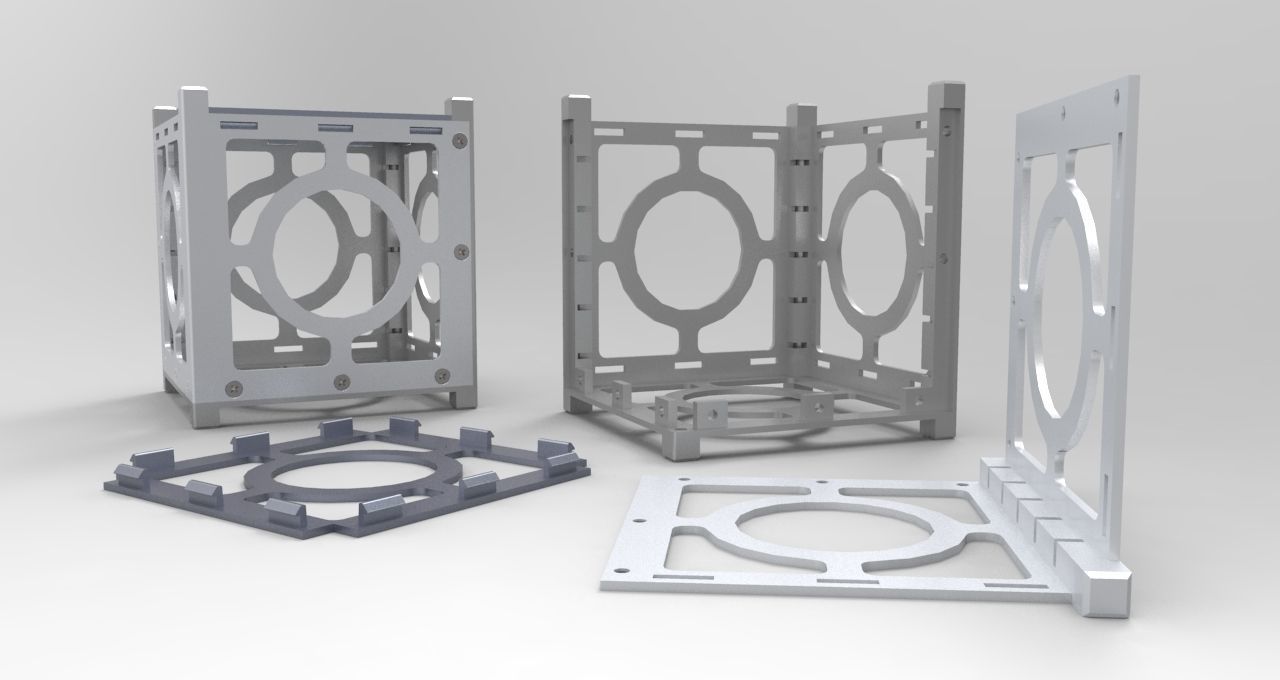 Cube Cube metal frame with two parts Free 3D print model_4