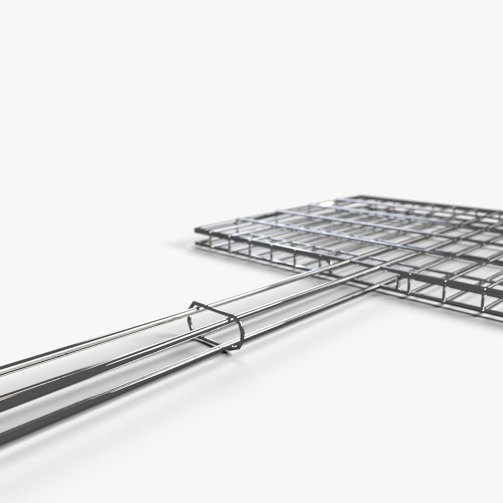 bbq grid for grilling food 3D model_1