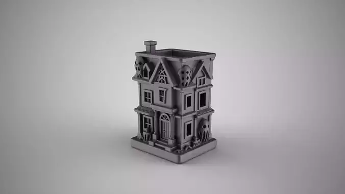 Halloween House Penholder