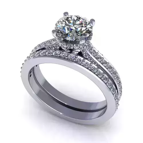 Bridal Set Woman Engagement Ring