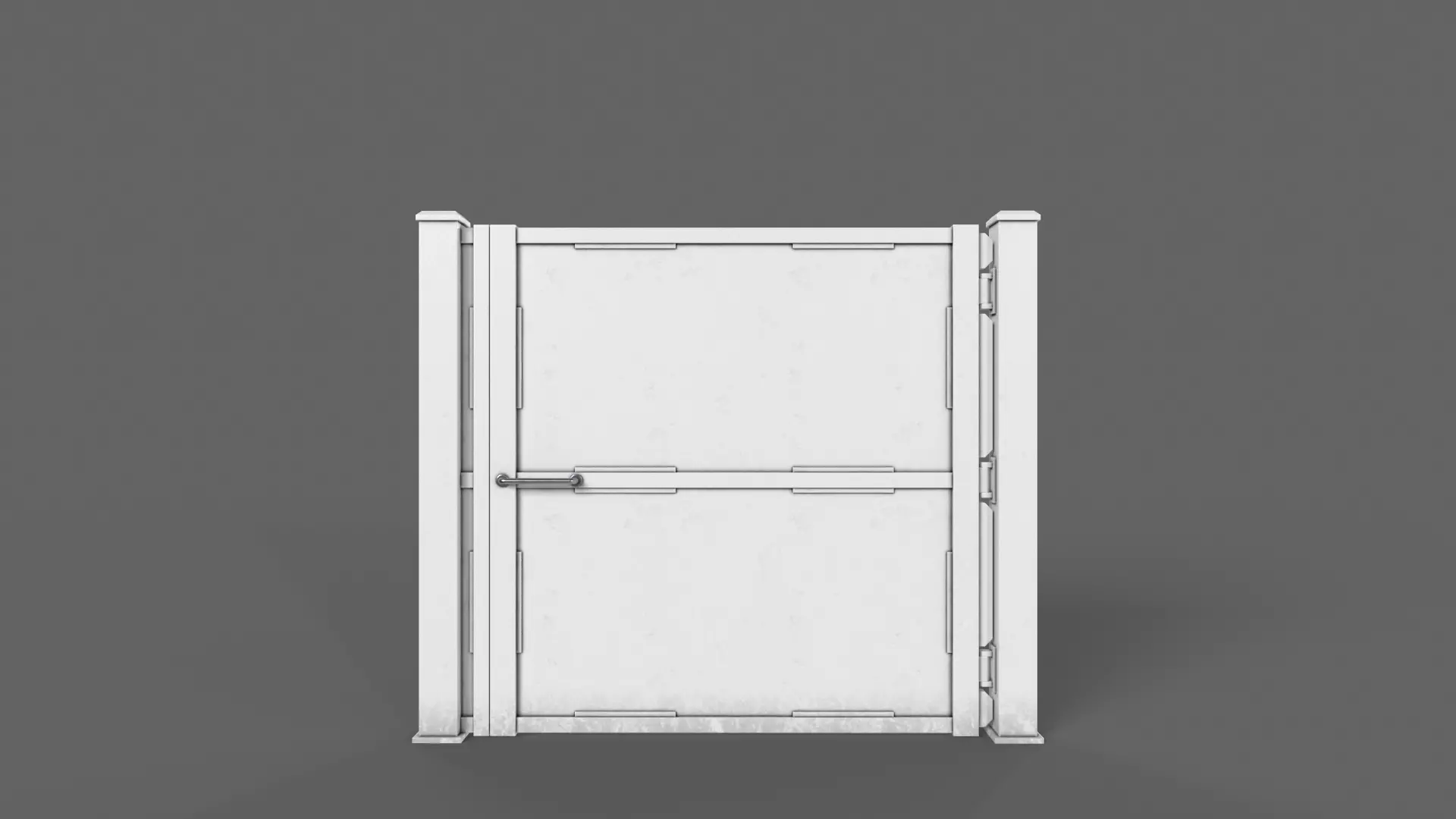 PBR Gate Fence Door Wall - 60 Models 3D Model Collection_124