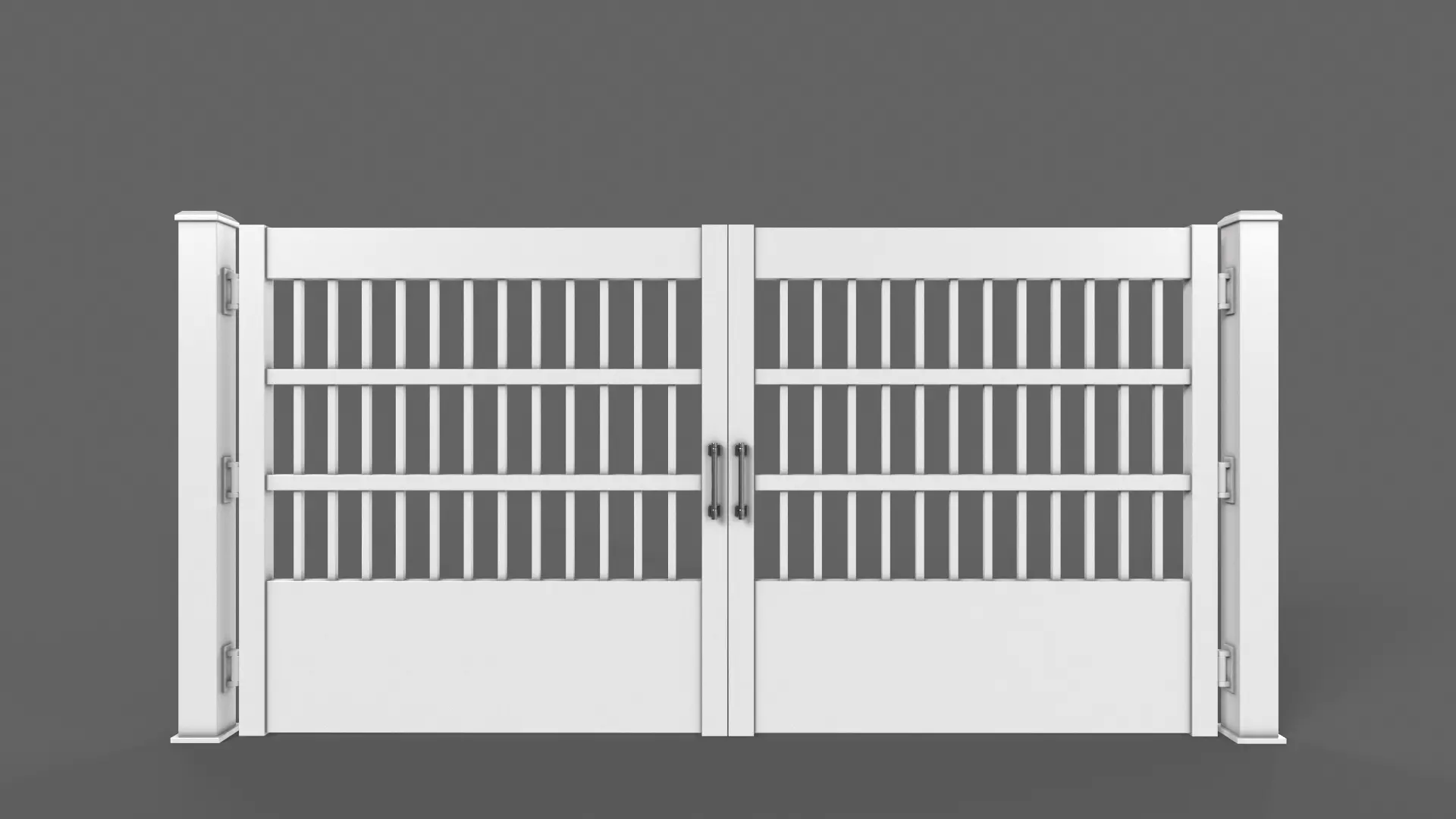 PBR Gate Fence Door Wall - 60 Models 3D Model Collection_155