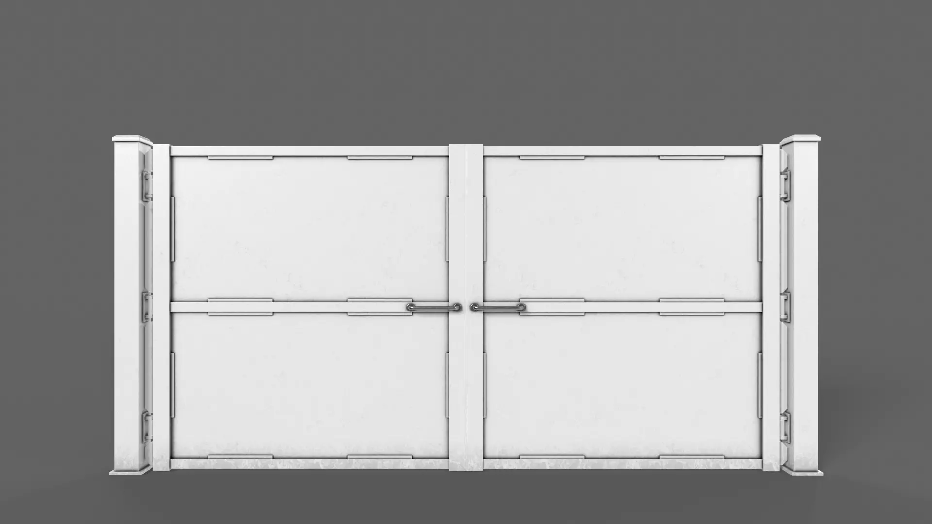 PBR Gate Fence Door Wall - 60 Models 3D Model Collection_148