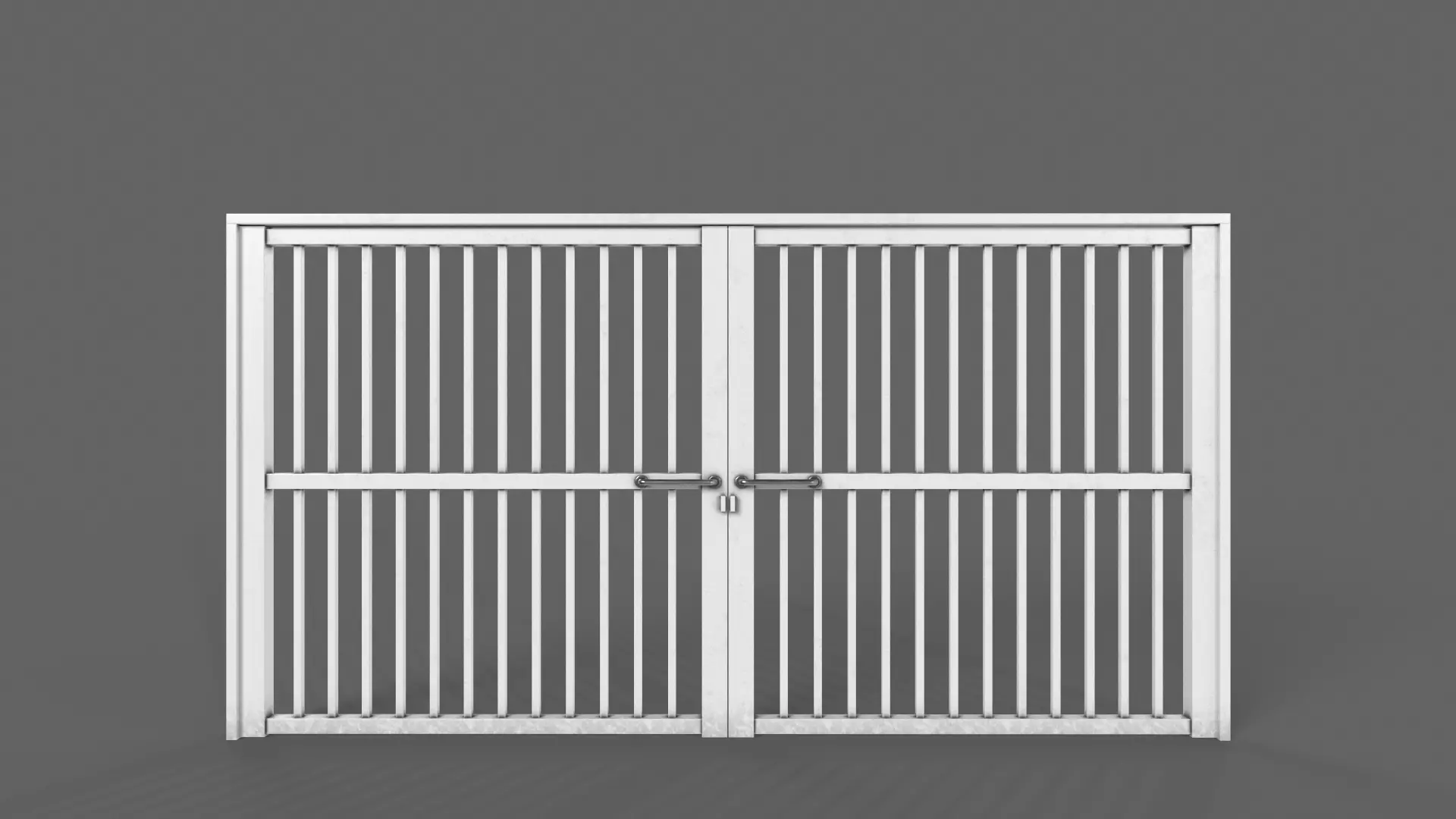 PBR Gate Fence Door Wall - 60 Models 3D Model Collection_162