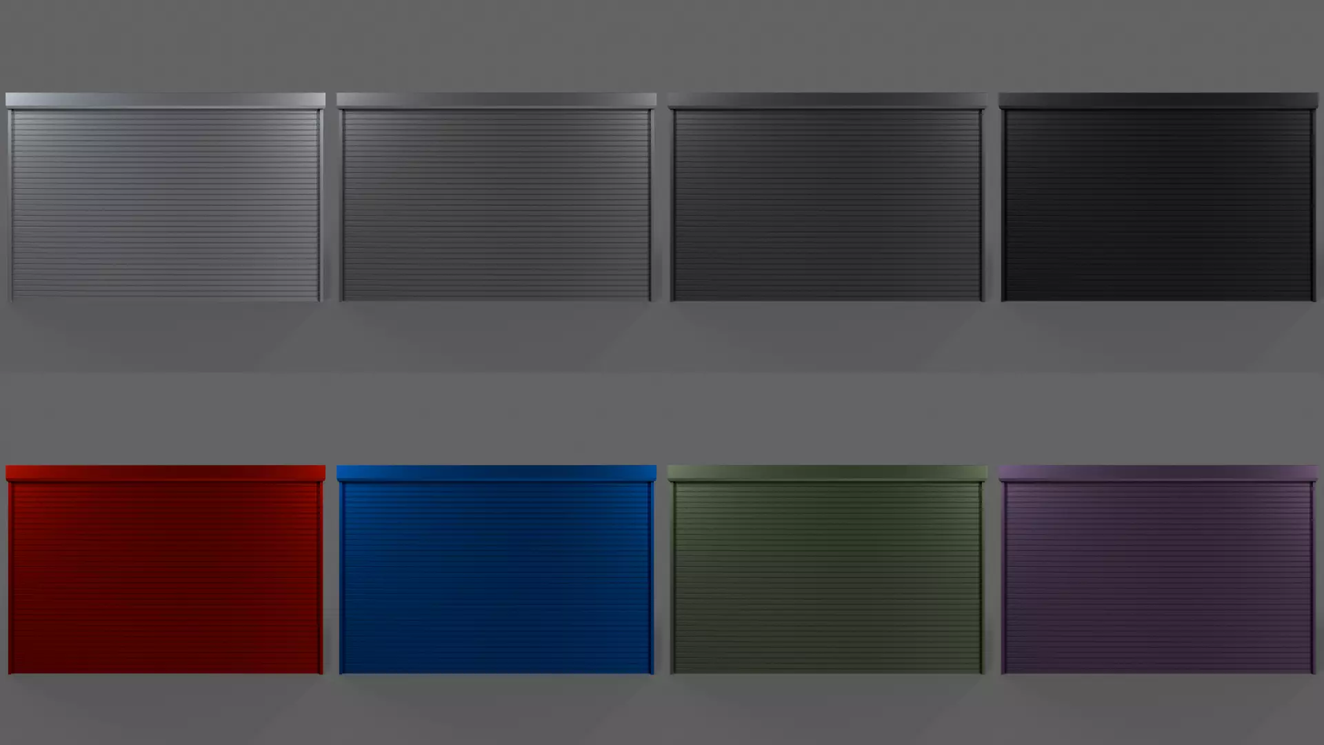 PBR Gate Fence Door Wall - 60 Models 3D Model Collection_65