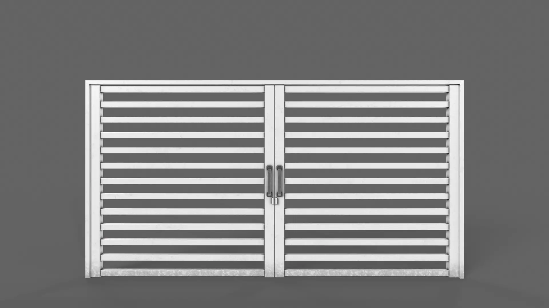 PBR Gate Fence Door Wall - 60 Models 3D Model Collection_154