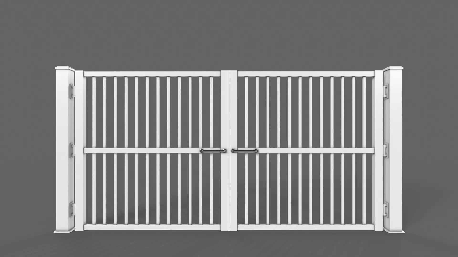 PBR Gate Fence Door Wall - 60 Models 3D Model Collection_159