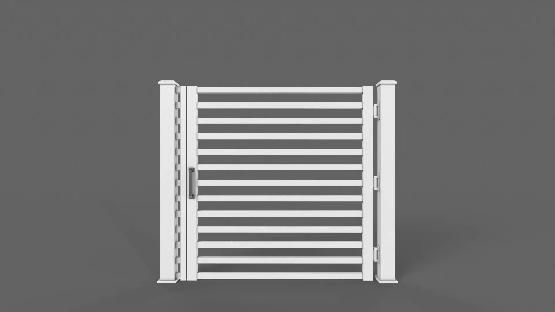 PBR Gate Fence Door Wall - 60 Models 3D Model Collection_127