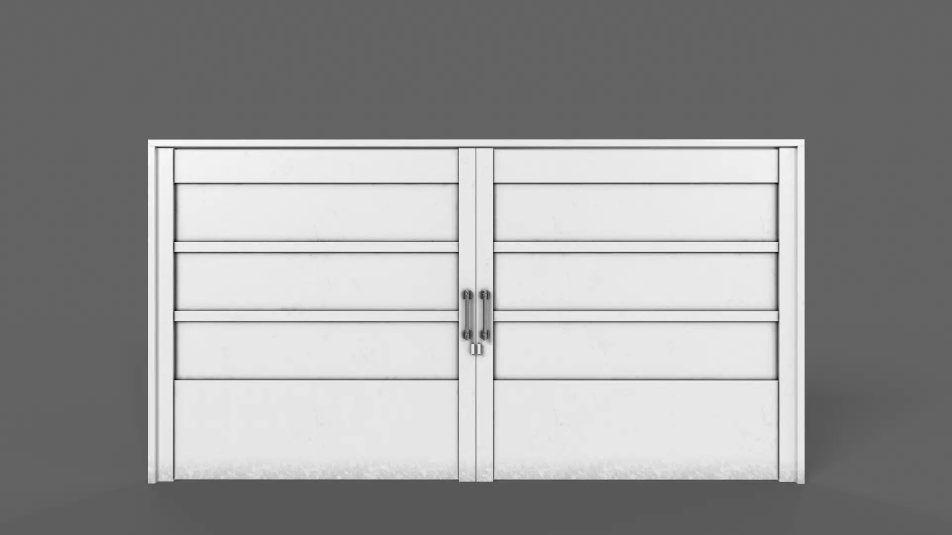 PBR Gate Fence Door Wall - 60 Models 3D Model Collection_146