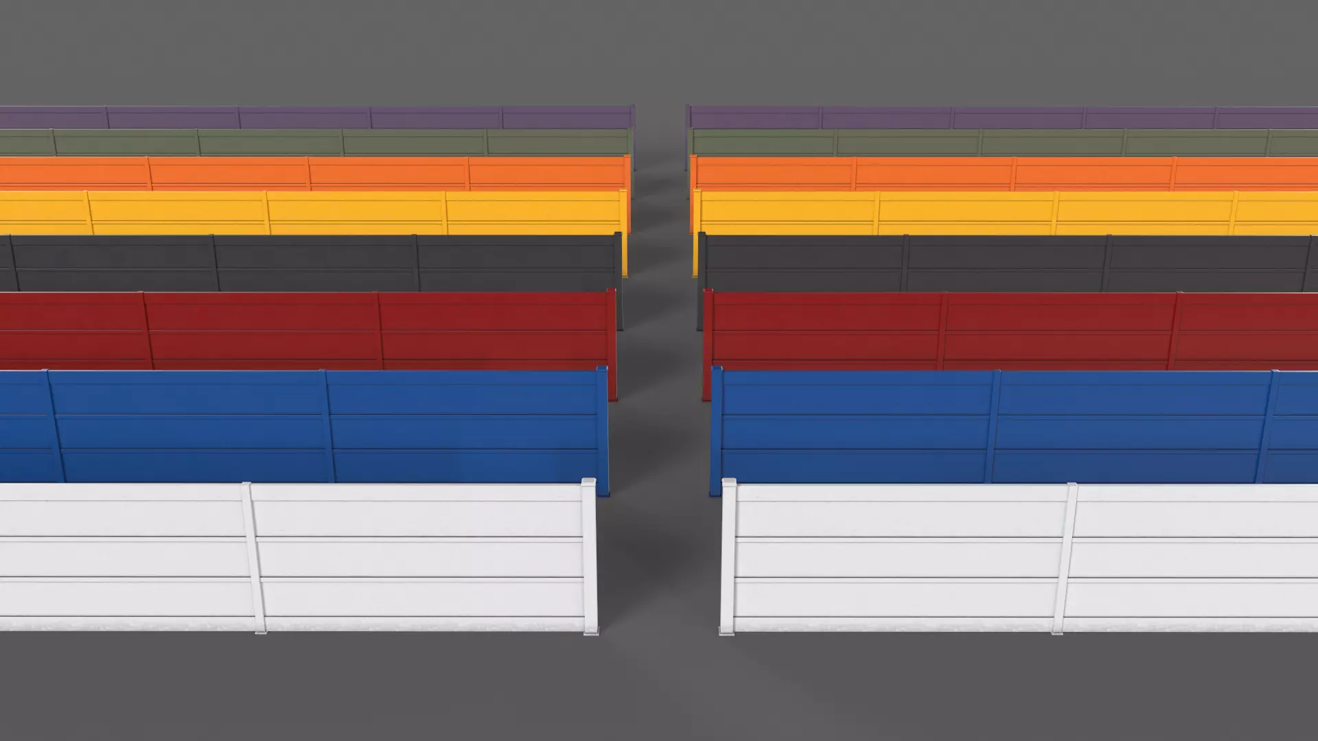 PBR Gate Fence Door Wall - 60 Models 3D Model Collection_190