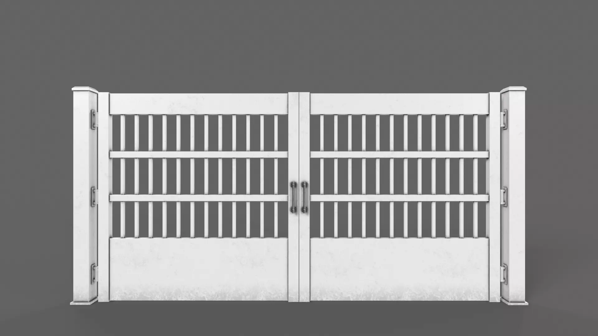 PBR Gate Fence Door Wall - 60 Models 3D Model Collection_156
