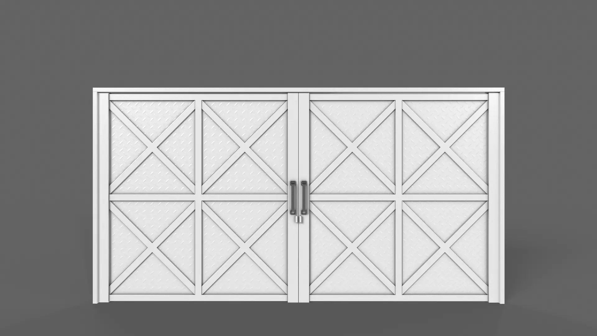PBR Gate Fence Door Wall - 60 Models 3D Model Collection_141