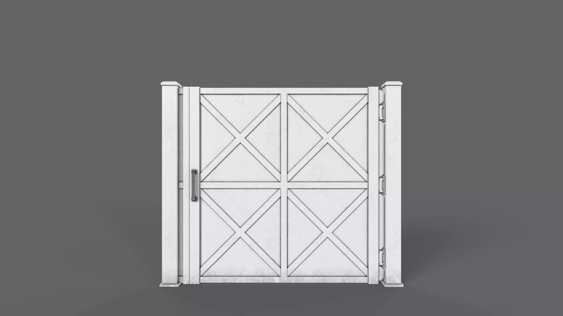 PBR Gate Fence Door Wall - 60 Models 3D Model Collection_116