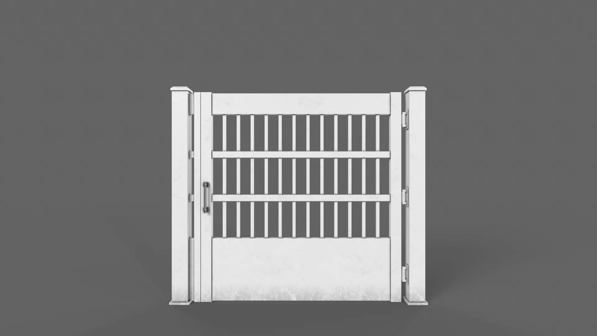 PBR Gate Fence Door Wall - 60 Models 3D Model Collection_132