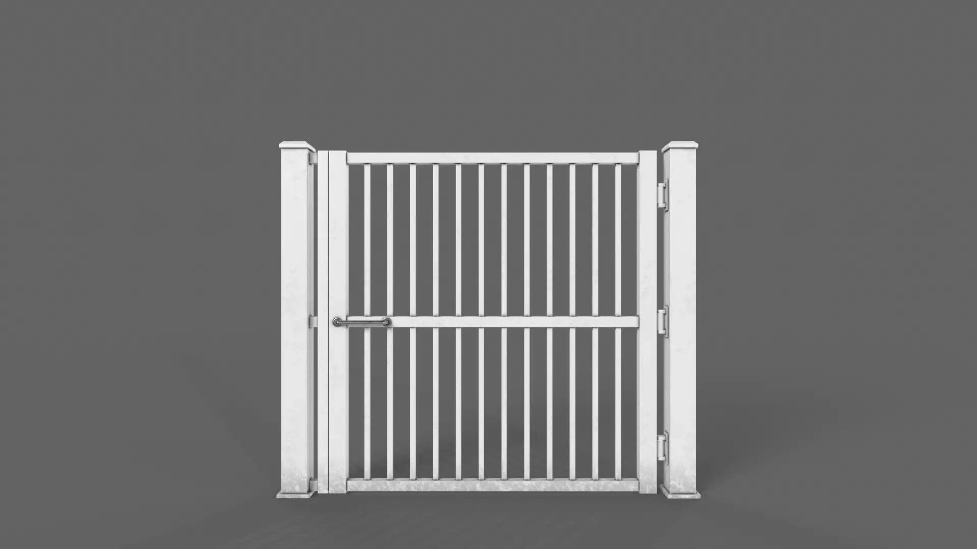 PBR Gate Fence Door Wall - 60 Models 3D Model Collection_136