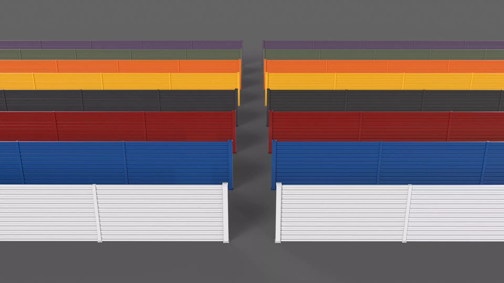 PBR Gate Fence Door Wall - 60 Models 3D Model Collection_187