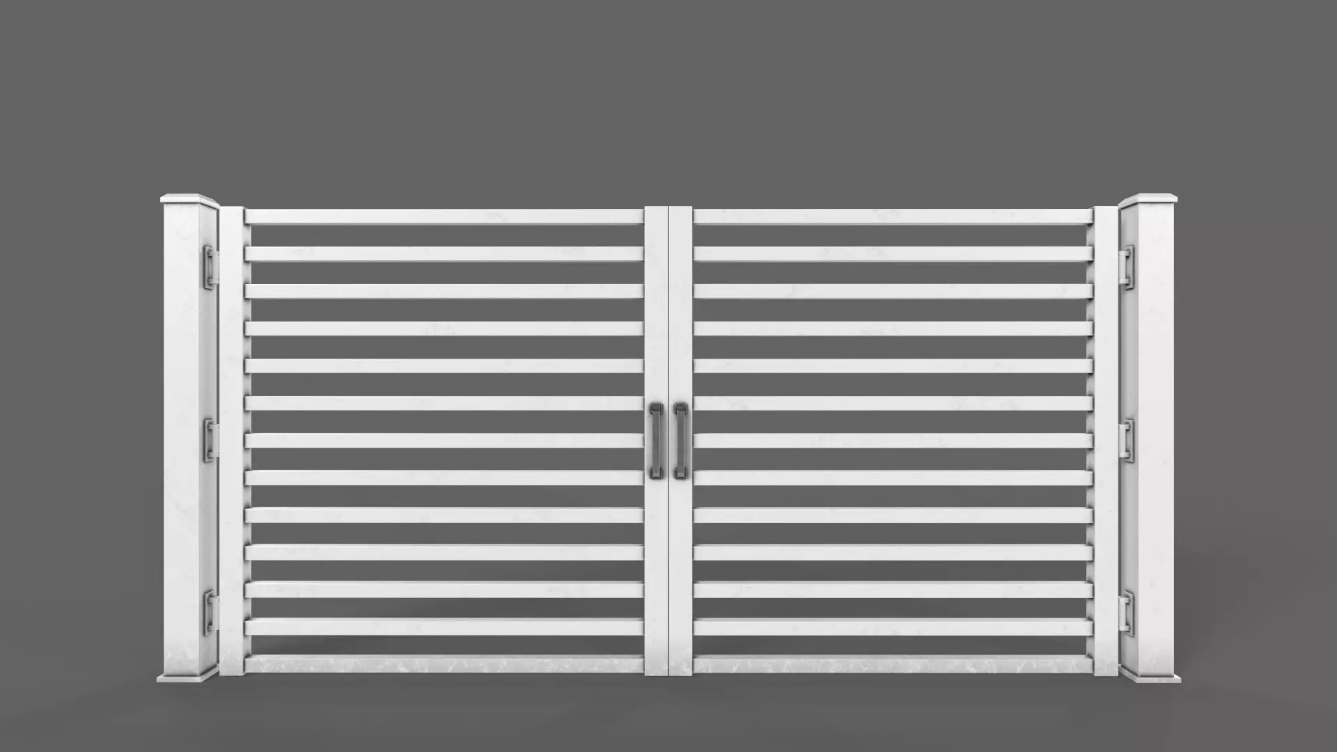 PBR Gate Fence Door Wall - 60 Models 3D Model Collection_152