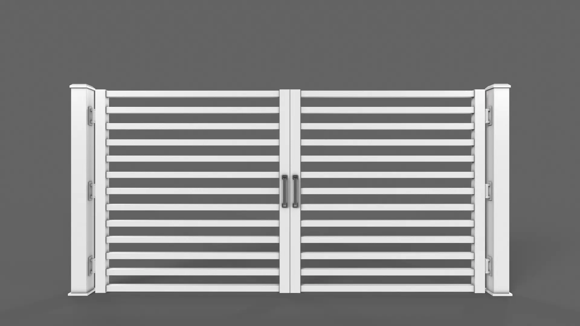 PBR Gate Fence Door Wall - 60 Models 3D Model Collection_151