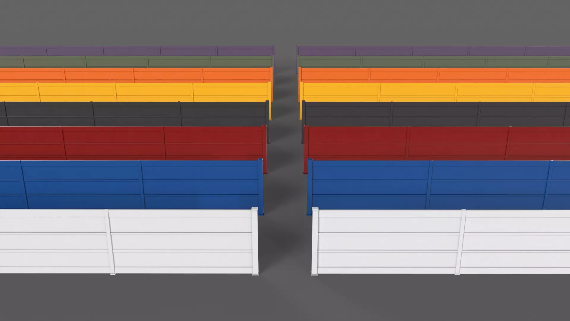 PBR Gate Fence Door Wall - 60 Models 3D Model Collection_189