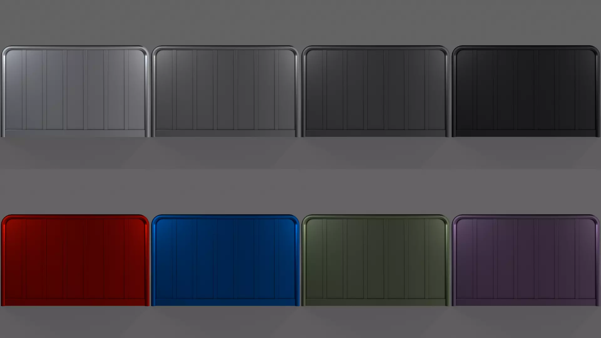 PBR Gate Fence Door Wall - 60 Models 3D Model Collection_66