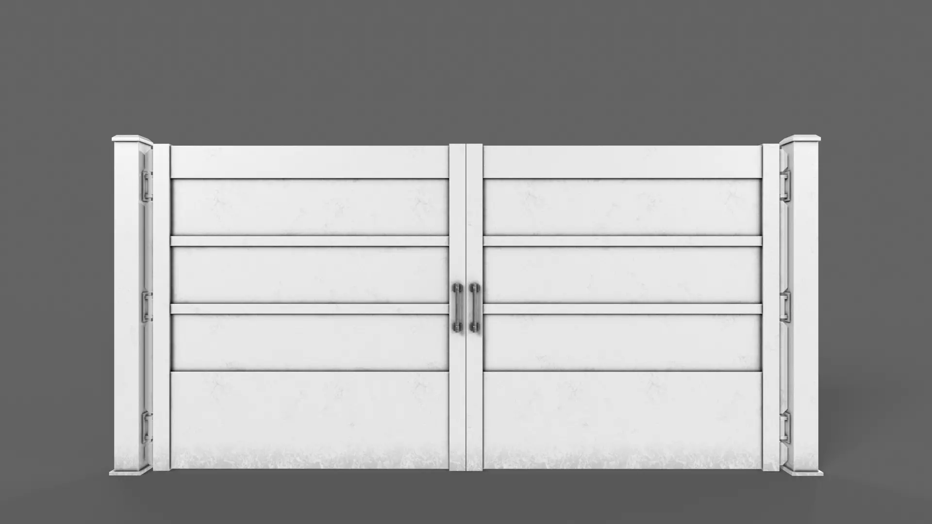 PBR Gate Fence Door Wall - 60 Models 3D Model Collection_144