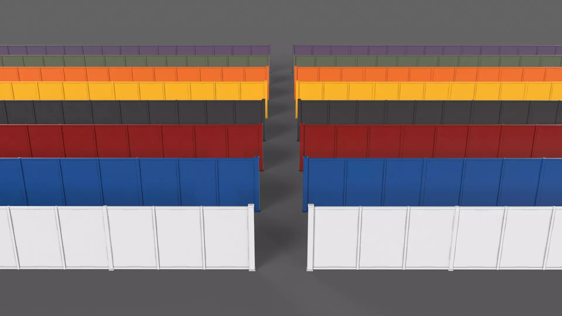 PBR Gate Fence Door Wall - 60 Models 3D Model Collection_191