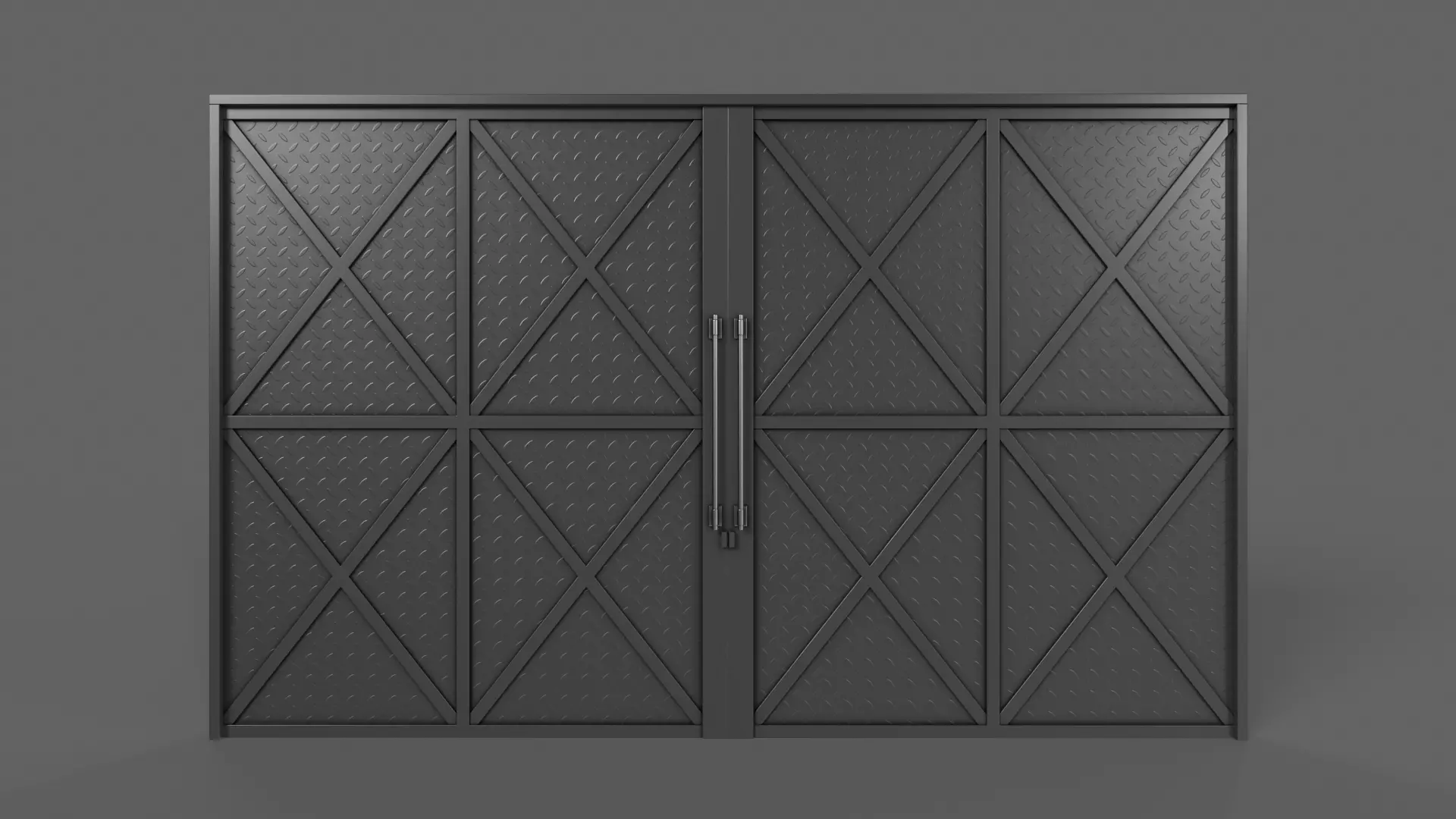 PBR Gate Fence Door Wall - 60 Models 3D Model Collection_107