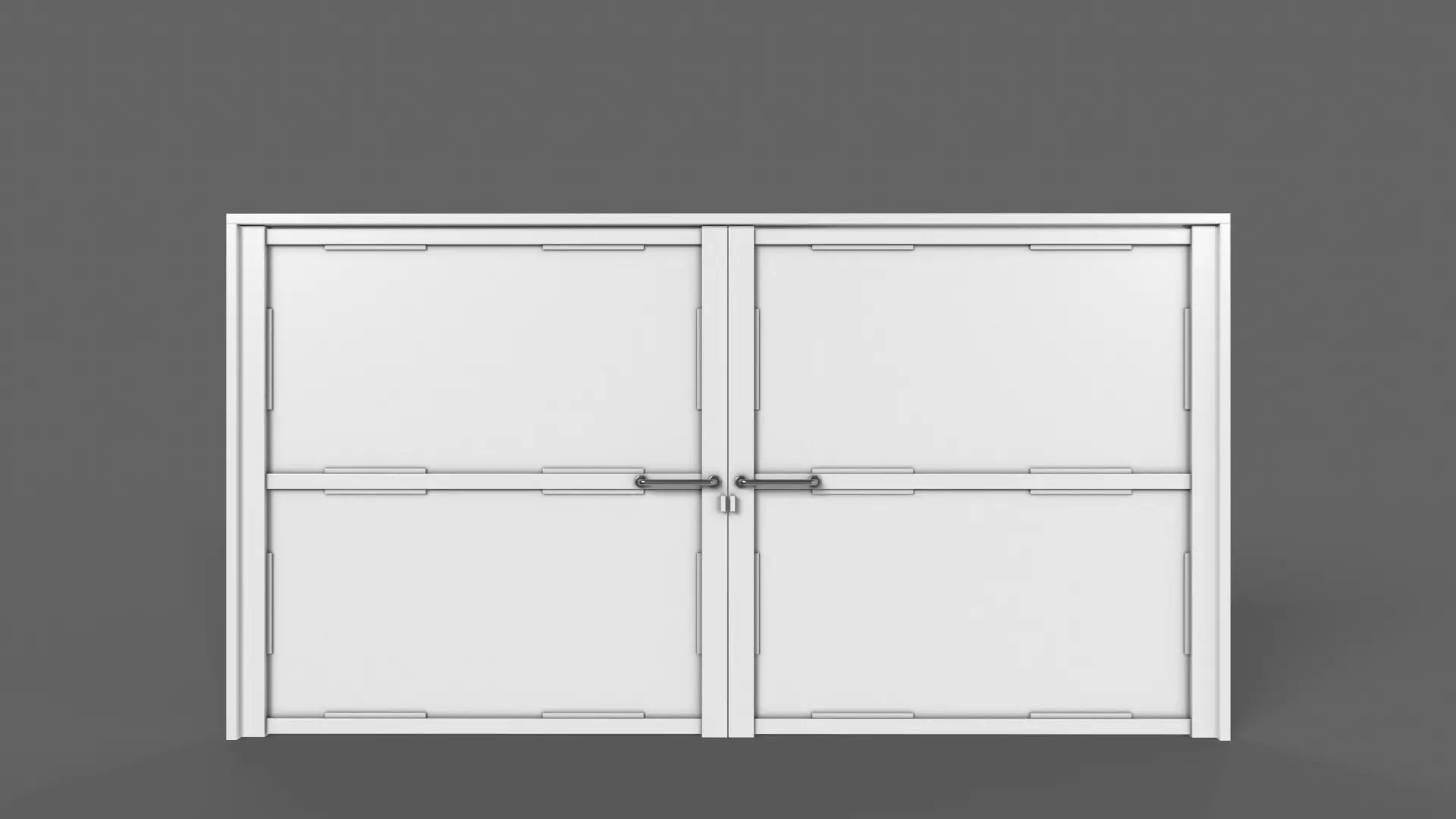 PBR Gate Fence Door Wall - 60 Models 3D Model Collection_149