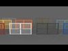 PBR Gate Fence Door Wall - 60 Models 3D Model Collection_48
