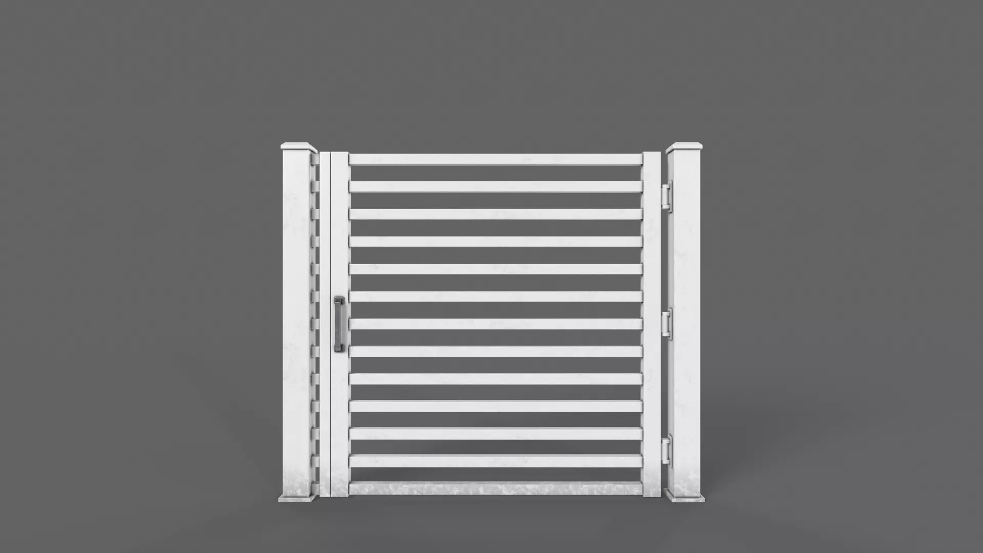 PBR Gate Fence Door Wall - 60 Models 3D Model Collection_128