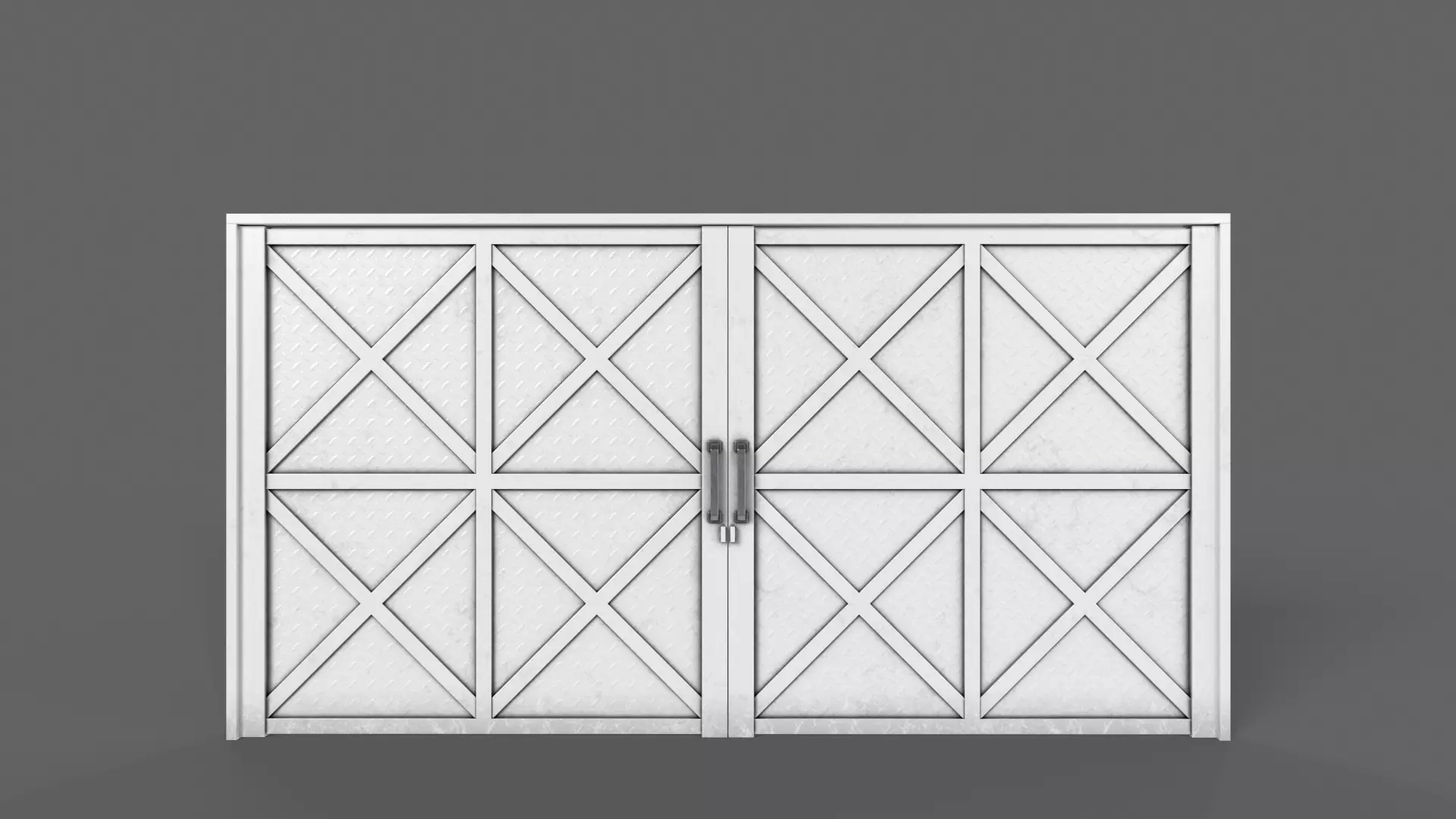 PBR Gate Fence Door Wall - 60 Models 3D Model Collection_142