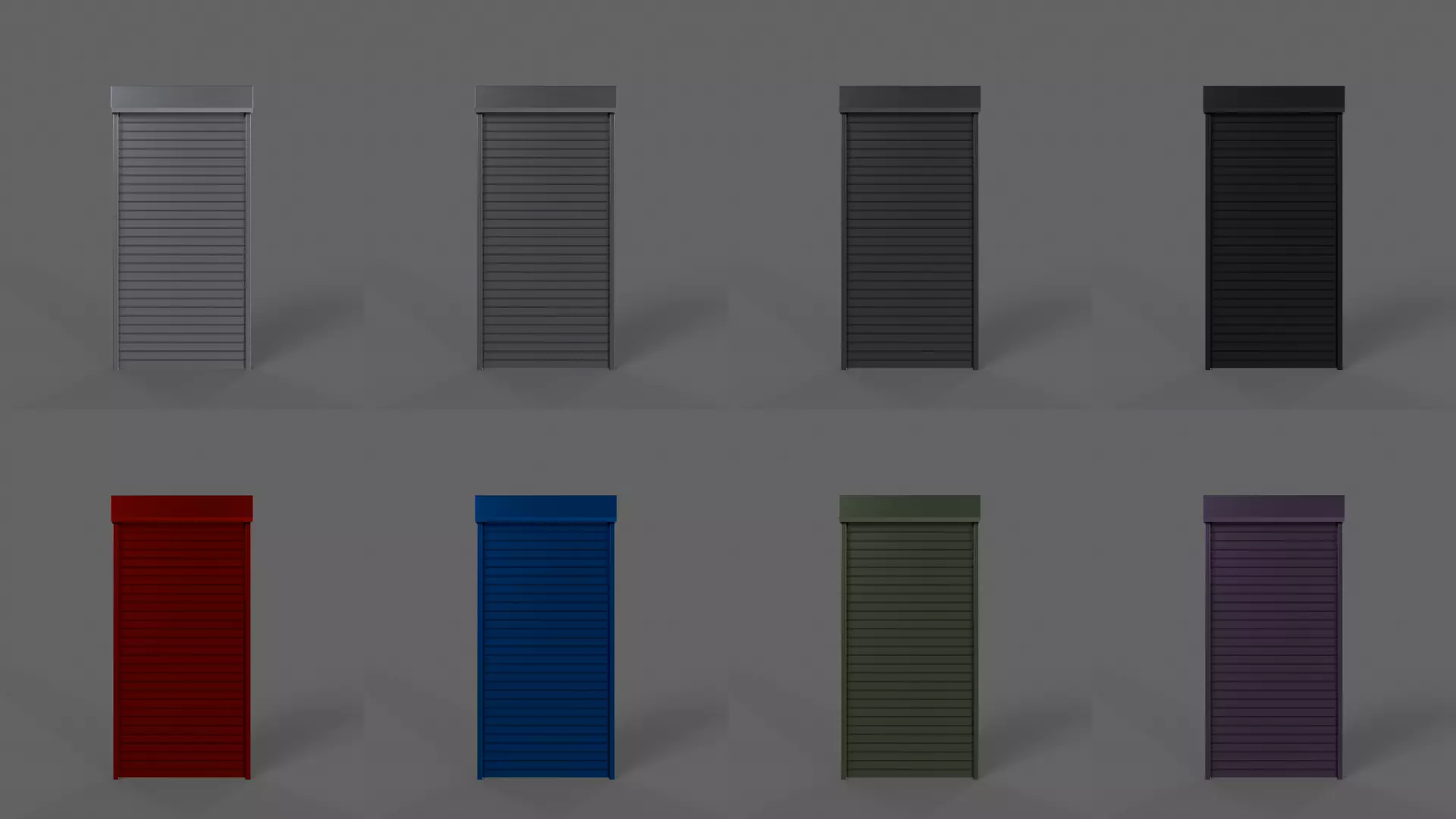 PBR Gate Fence Door Wall - 60 Models 3D Model Collection_61