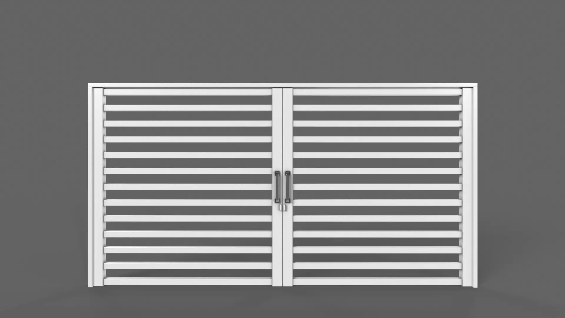 PBR Gate Fence Door Wall - 60 Models 3D Model Collection_153