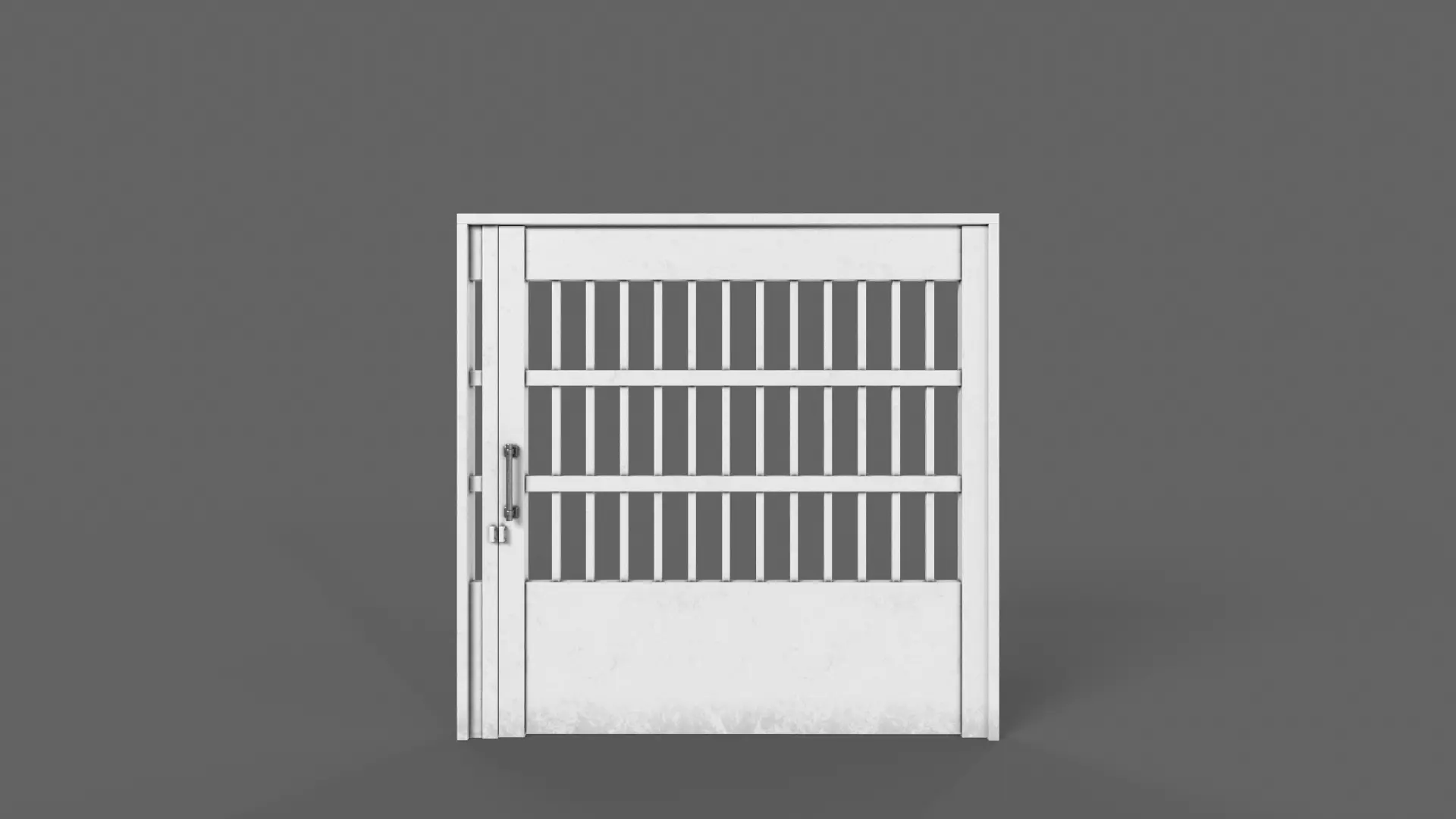 PBR Gate Fence Door Wall - 60 Models 3D Model Collection_134